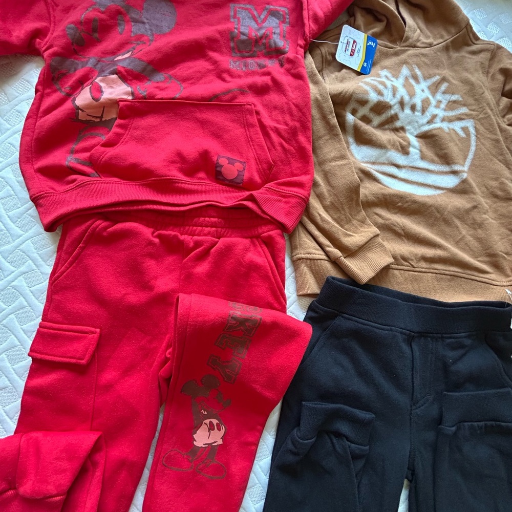 Mickey Mouse and timberland set